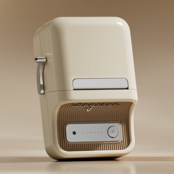 Niimbot B21 Portable Thermal Label Printer - Cream - Image 3