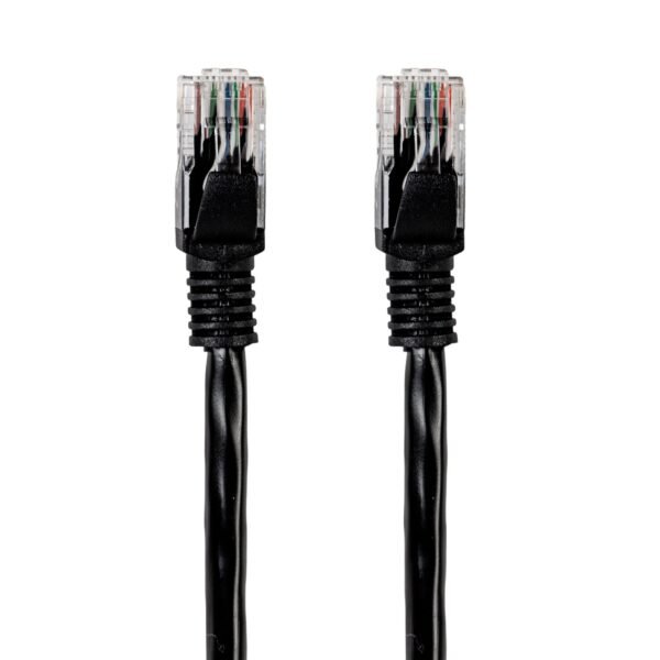 Gizzu Cat6 UTP Fly Lead Ethernet Network Cable 20cm - Black - Image 2