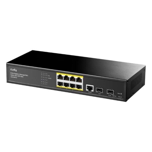 Cudy 8 Port Layer 2 Managed Gigabit PoE Switch - Image 2