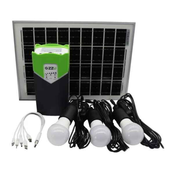 GIZZU 10W Solar Panel Lighting Kit - Image 4