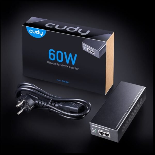 Cudy 60W Gigabit PoE+ Injector - Image 5