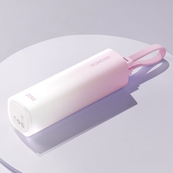 Romoss PSC05 5000mAh 20W Mini Power Bank – Pink - Image 4