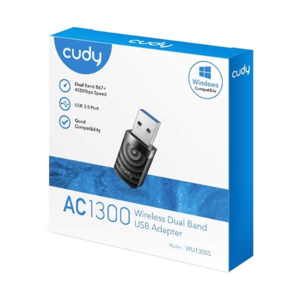 Cudy 1300Mbps High Gain WiFi USB3.0 Adapter - Image 4